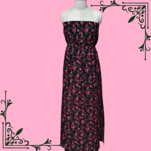 Floral Tube Maxi Dress